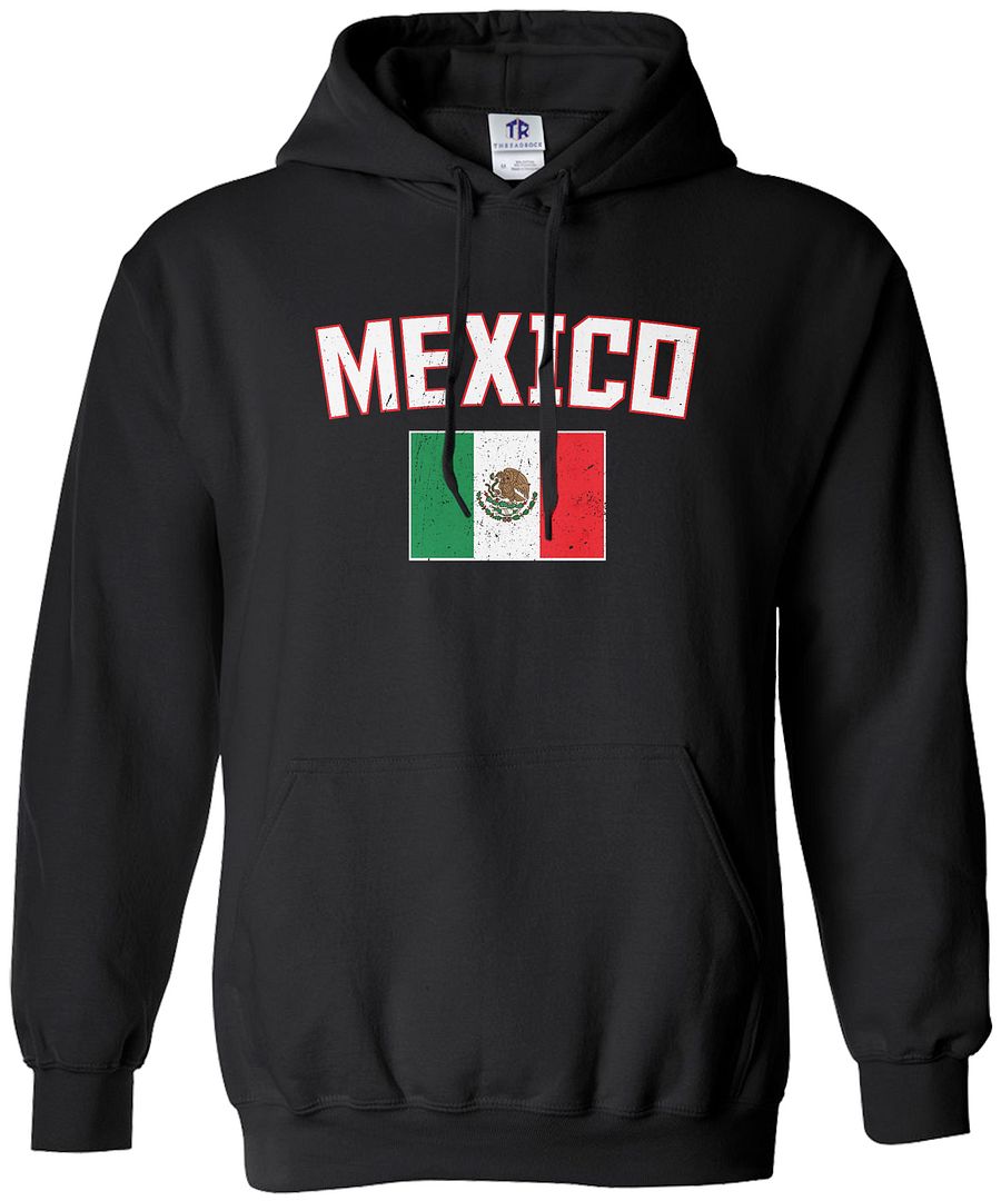 Threadrock Women's Mexico Flag Hoodie Sweatshirt Mexican National Team eBay